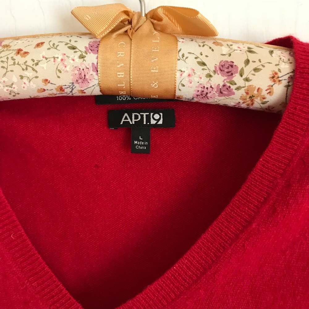 Apt 9 Red Cashmere sweater!